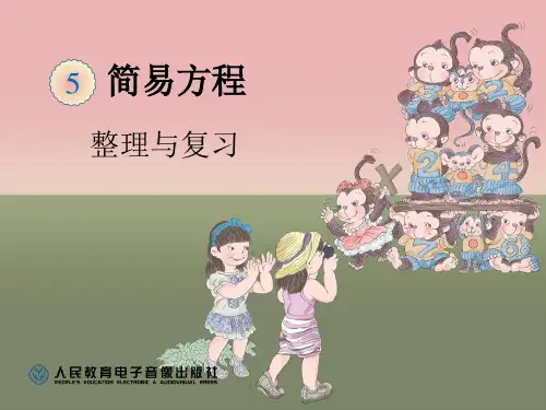 简易方程整理复习