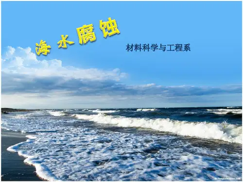 金属腐蚀与防护——海水腐蚀