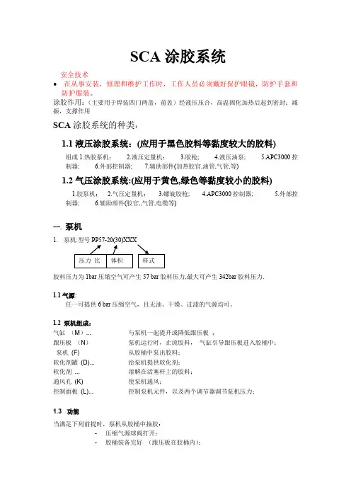 SCA涂胶培训材料