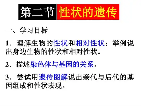 性状的遗传资料