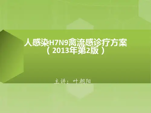 h7n9禽流感培训 ppt课件