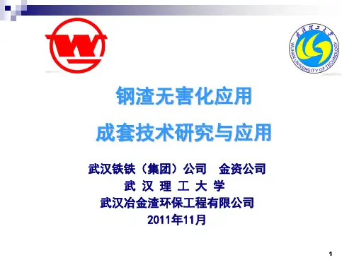 钢渣无害化应用成套技术研究及应用