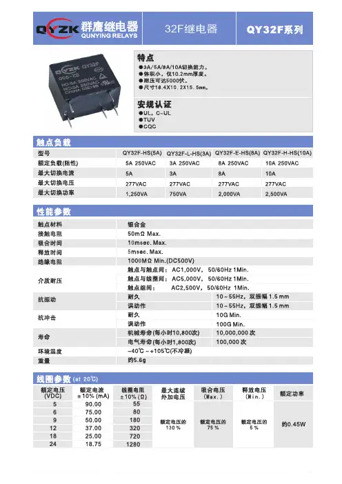 hf32F继电器 _32F继电器-群鹰智控