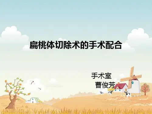 扁桃体手术配合ppt