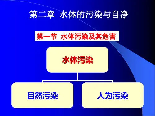2.1 水体污染及其危害