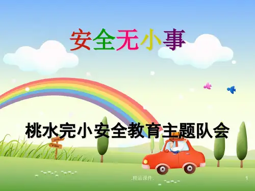 复习课件主题班会《小学生安全教育 课件》ppt课件.ppt