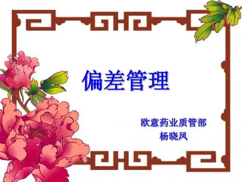 偏差课件