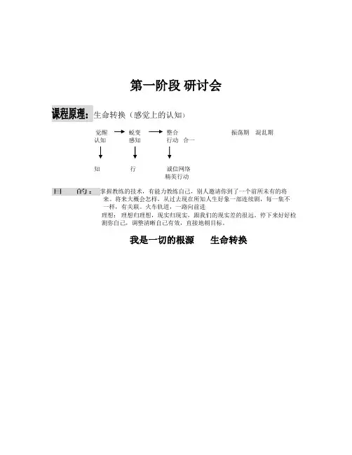 第一阶段课程流程 (DEMO)