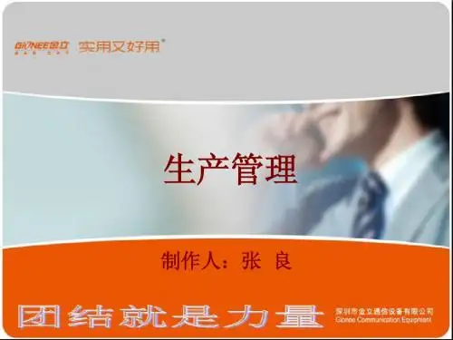 生产管理