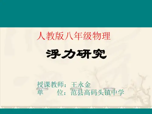 2.阿基米德原理