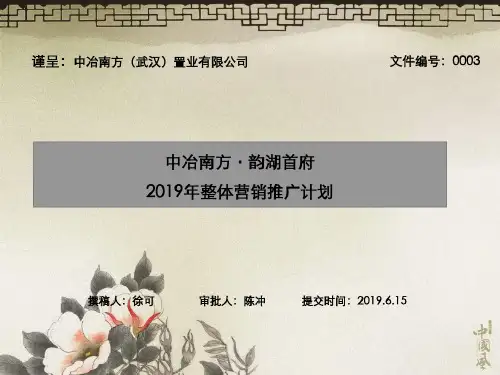 中冶项目整体营销推广计划20191615(20200530164131)