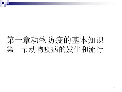 动物防疫检疫 经典ppt课件