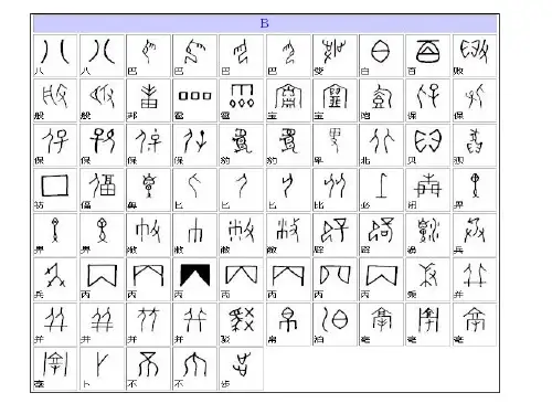 甲骨文字(图文字)