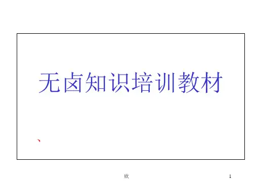 无卤的标识演示精品PPT课件