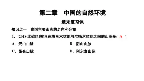 第二章中国的自然环境章末复习课
