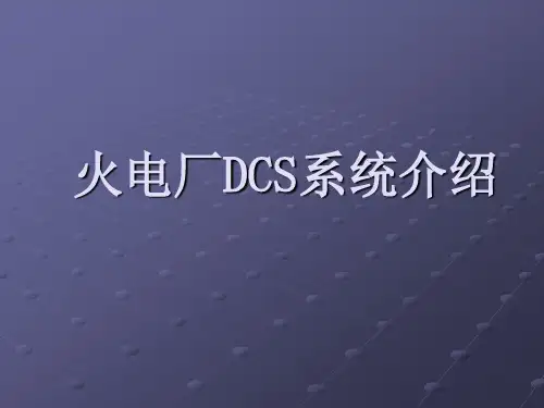 火电厂DCS系统介绍