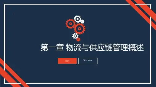 物流与供应链管理第一章-物流与供应链管理概述