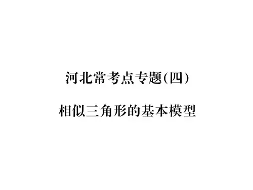 2018年秋九年级数学人教版河北专用下册课件:河北必考点专题(四) (共21张PPT)