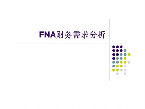fna财务需求分析