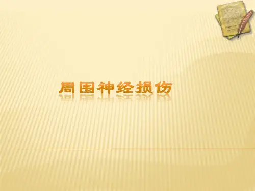 二节周围神经损伤PPT课件