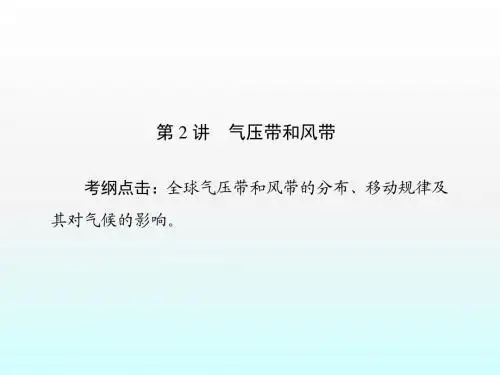 2017届新高考复习：2.2《气压带和风带》
