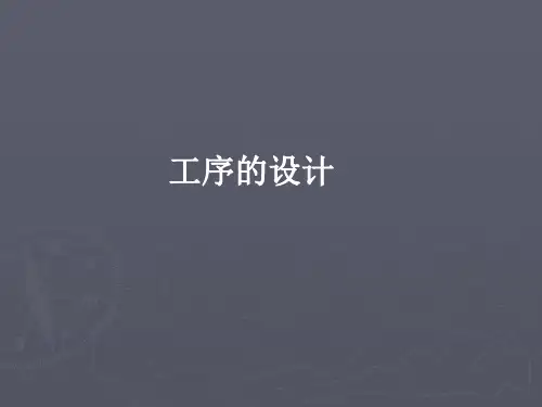 工序尺寸及公差的确定学习资料