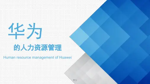 2018精选版华为的人力资源管理-精心整理