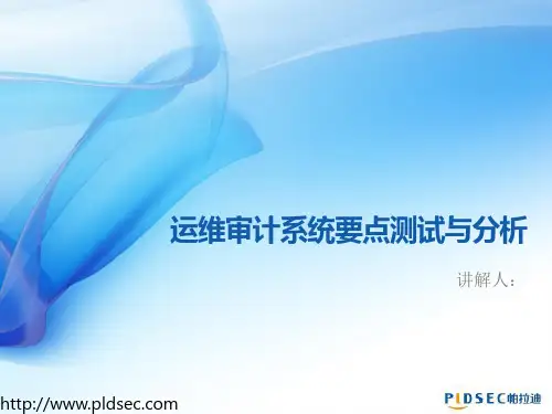 运维审计系统要点测试与分析