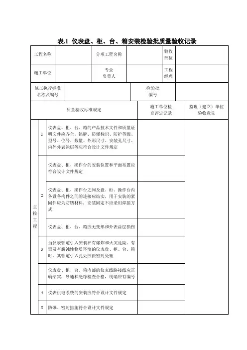 SY4205-2021《石油天然气建设工程施工质量验收规范-自动化仪表工程》