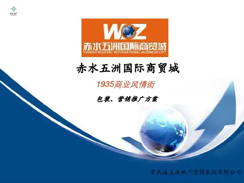 赤水五洲国际商贸城包装推广方案20140228