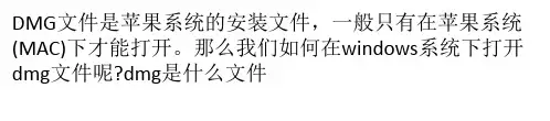 dmg是什么文件？