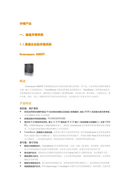 存储产品