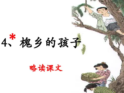 《槐乡的孩子》PPT课件