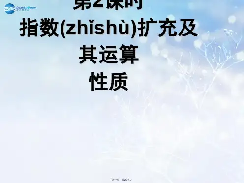 高中数学《指数扩充及其运算性质》导学课件 北师大版必修1