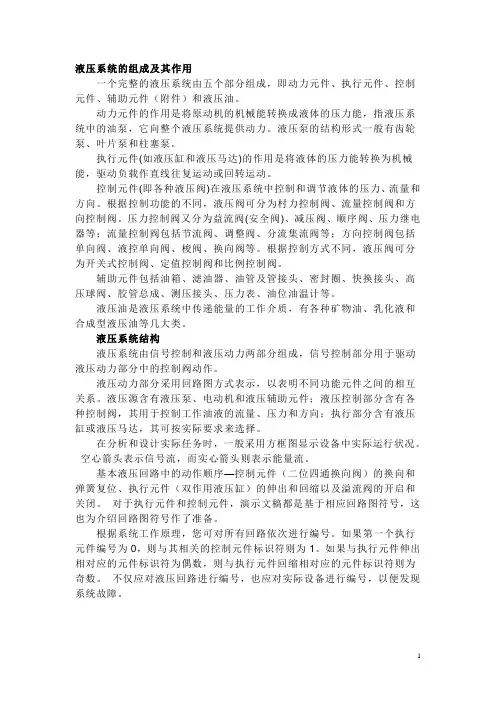 液压系统基础知识 2
