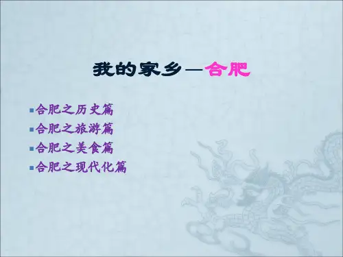 我的家乡——合肥