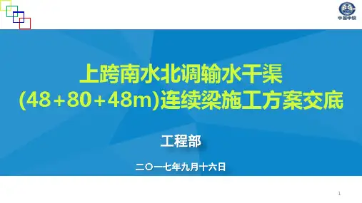48+80+48m连续梁施工方案--汇报模板ppt课件