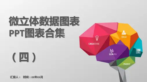 商务图表PPT模板 微立体数据分析图表PPT图表集(38)