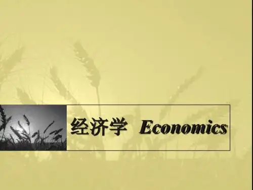01经济学导论
