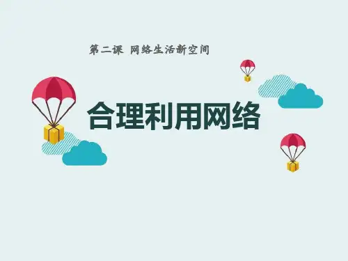 《合理利用网络》PPT课件 图文