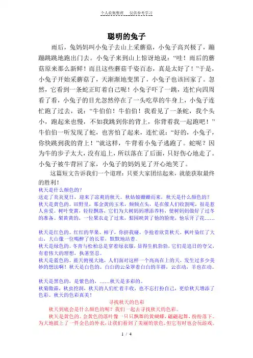 聪明的兔子 2