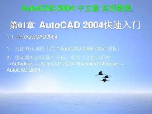 AutoCAD 2004教程