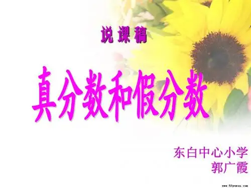 真分数和假分数ppt788