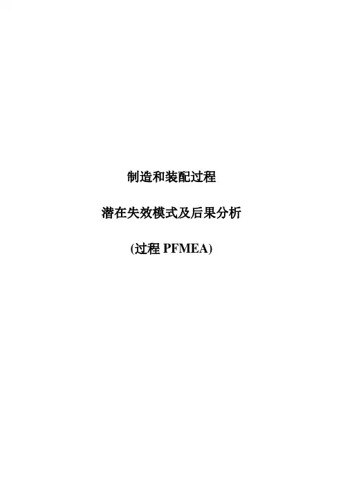 过程 FMEA