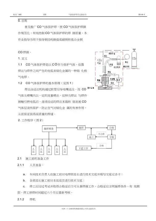气体保护焊作业指导书