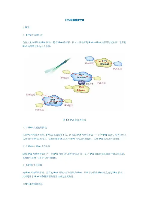IPv6网络部署方案 2