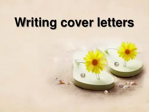 writing cover letters