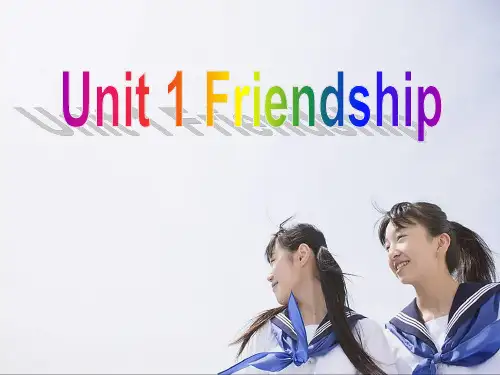 人教版英语必修一 Unit1 Writing 建议性写作优质课件