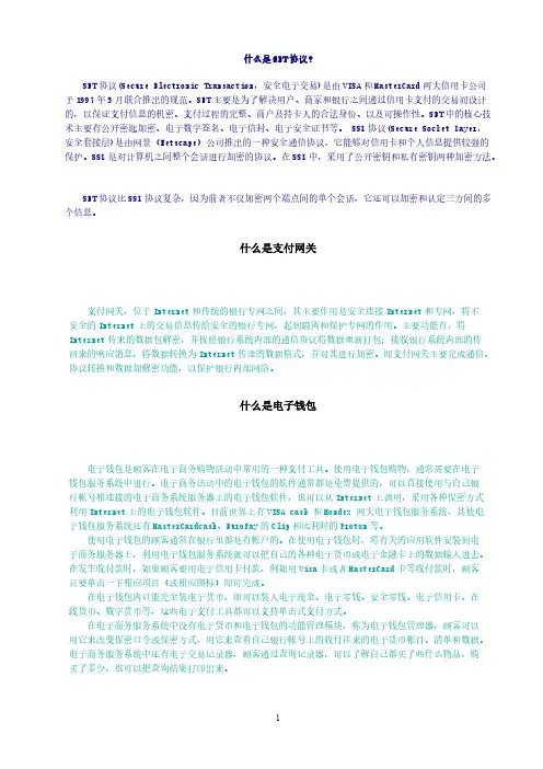 什么是SET协议-推荐下载