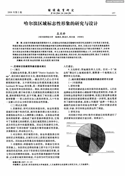 哈尔滨区域标志性形象的研究与设计
